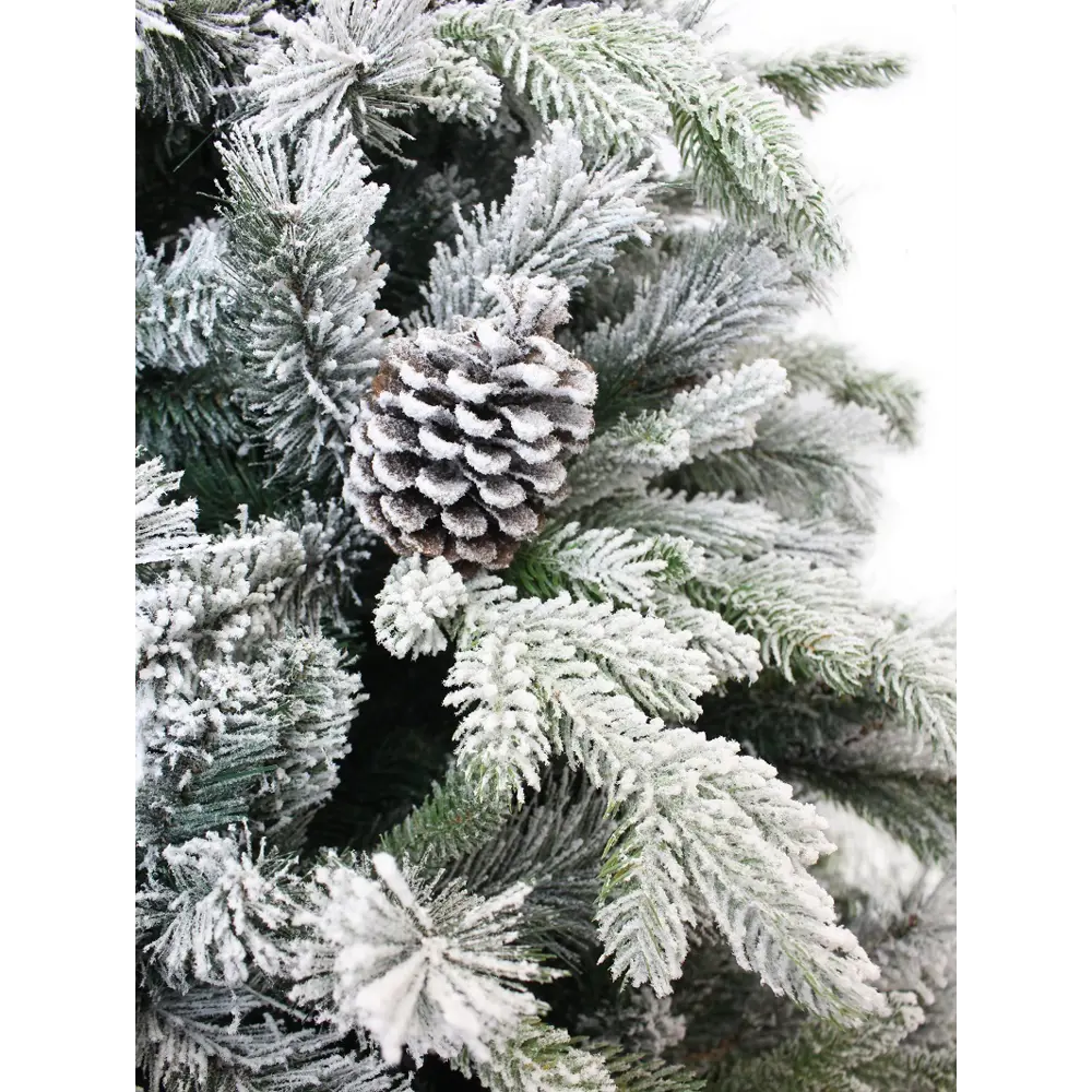 Ель новогодняя искусственная Crystal Queen заснеженная 240 см BEATREES STLM-2047823 - Вид №1