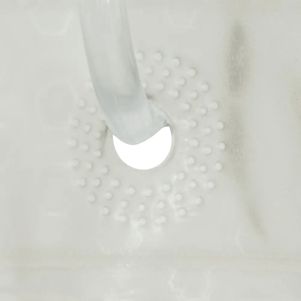 VIDAGE Porto - Серая душевая штора с кольцами 180x180 см 89400664 STLM-1563259 - Вид №2