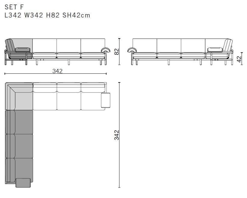Ткань диван District Eight Stilt ARCH-00135719 - Вид №11