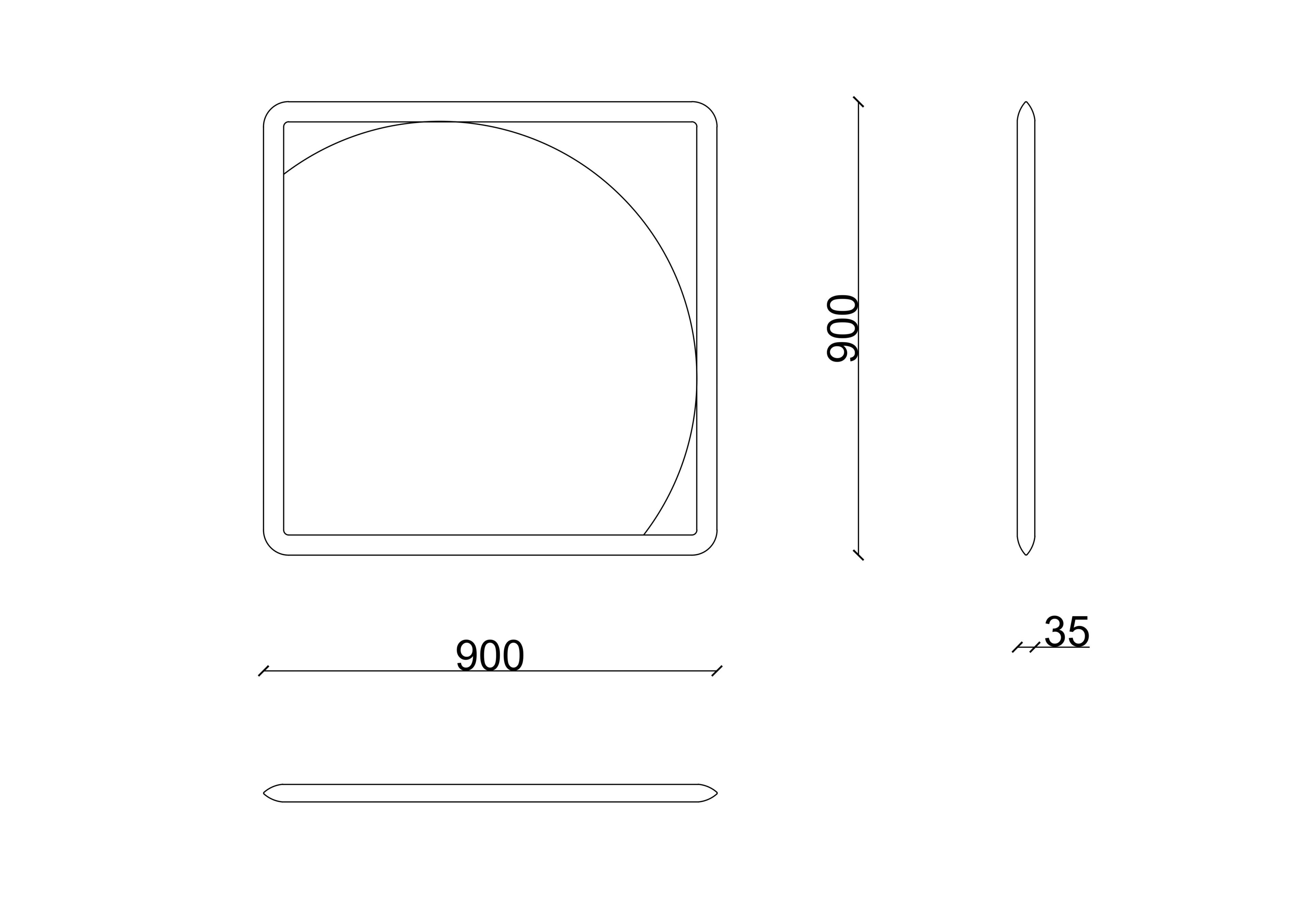 Настенное зеркало в рамке RIVATELIER SOAP ARCH-00078333 - Вид №2