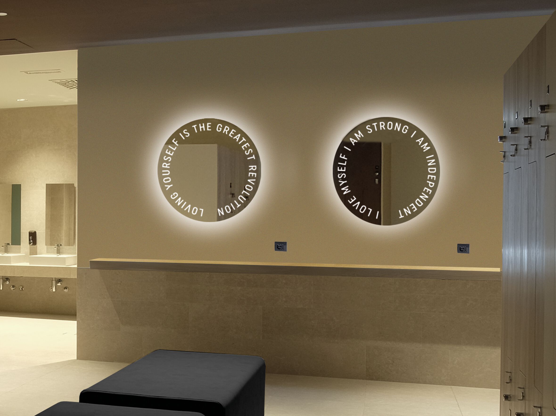 Настенное круглое зеркало FIT INTERIORS ANIMA ARCH-00109998