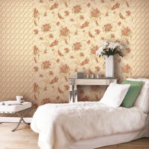 Обои флизелиновые, 1,06х10 м, букет, бежевый ЭР 2454-4 16602321 STLM-2096000