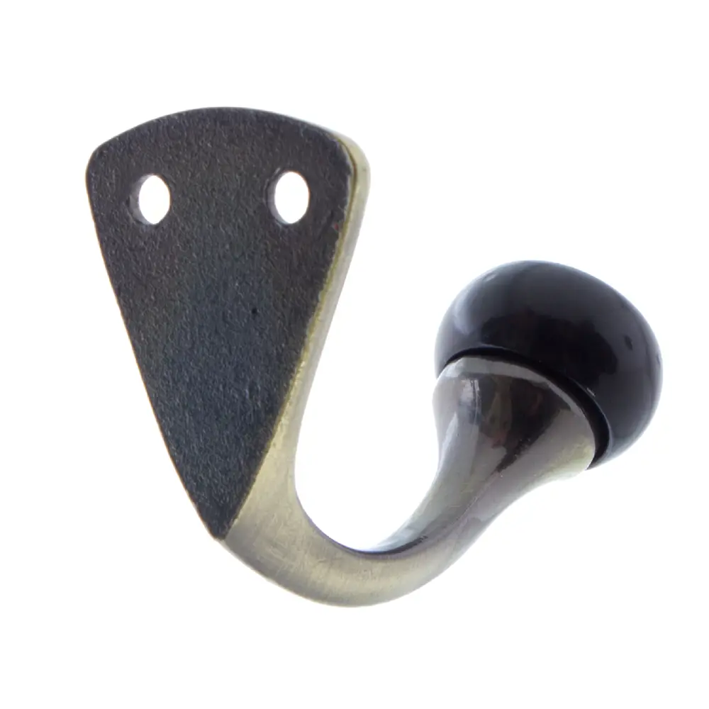 Крючок LHK209AB, металл, цвет античная латунь LAMPLANDIA STLM-2033186 - Вид №1