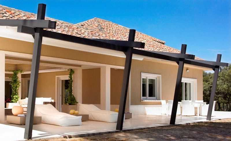 Алюминиевая пергола с раздвижной крышкой Pratic Tecnic ARCH-00003731 - Вид №2