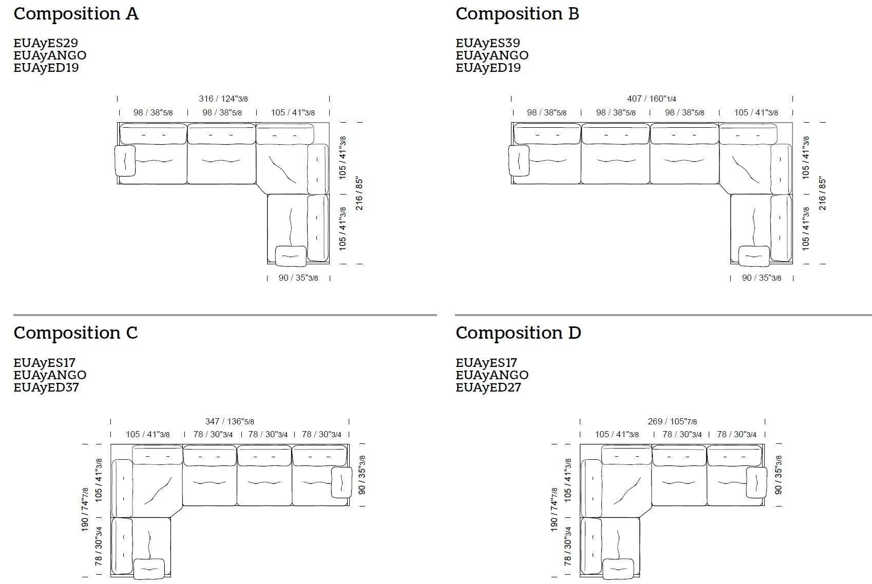 Бархатный угловой диван Borzalino Ayton ARCH-00144520 - Вид №19