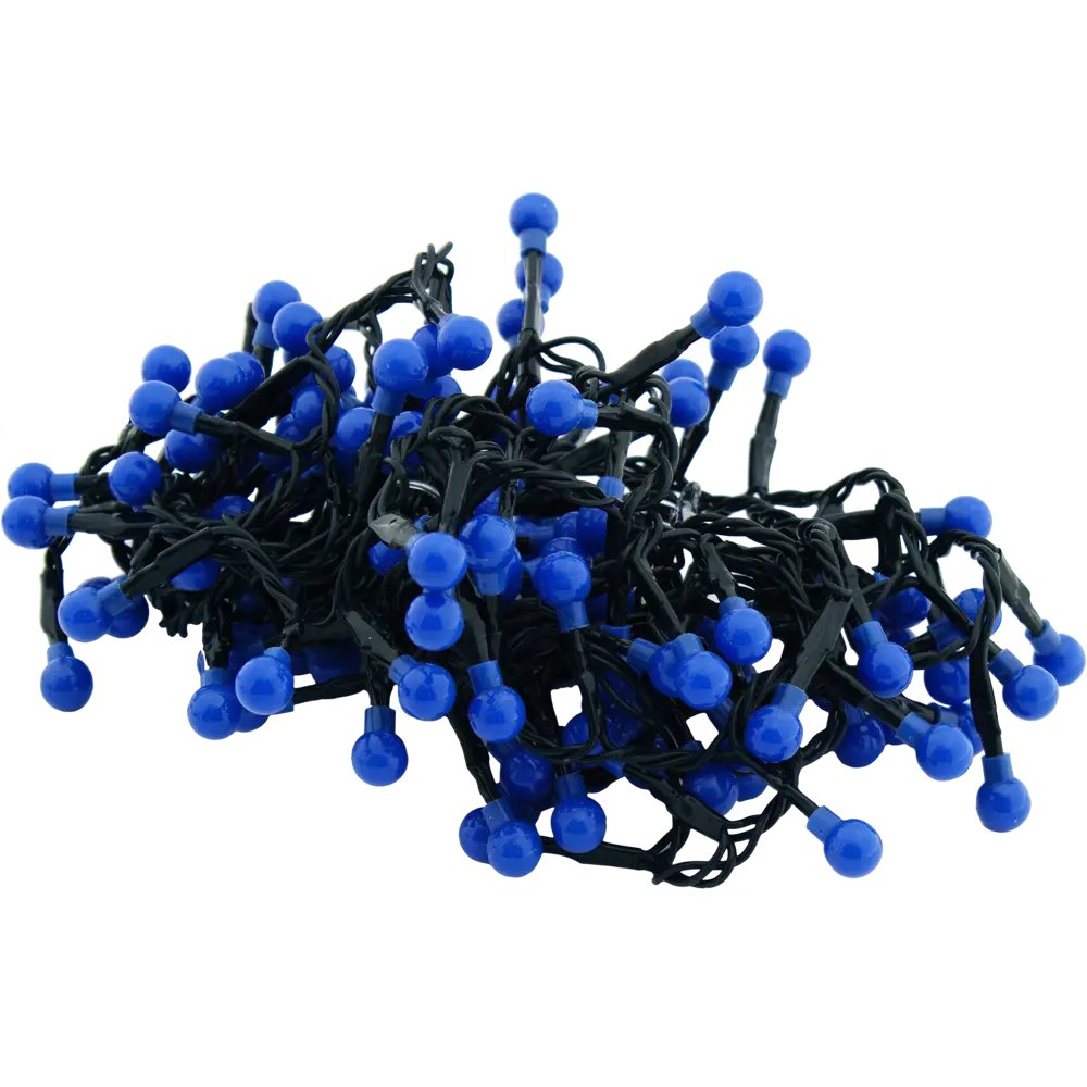 Электрогирлянда комнатная «Нить» 5 м 144 LED синий на батарейках Santreyd STLM-2191645