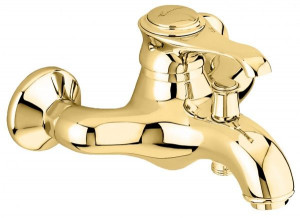 6001OR Смеситель Tiffany настенный для ванной, цвет золото