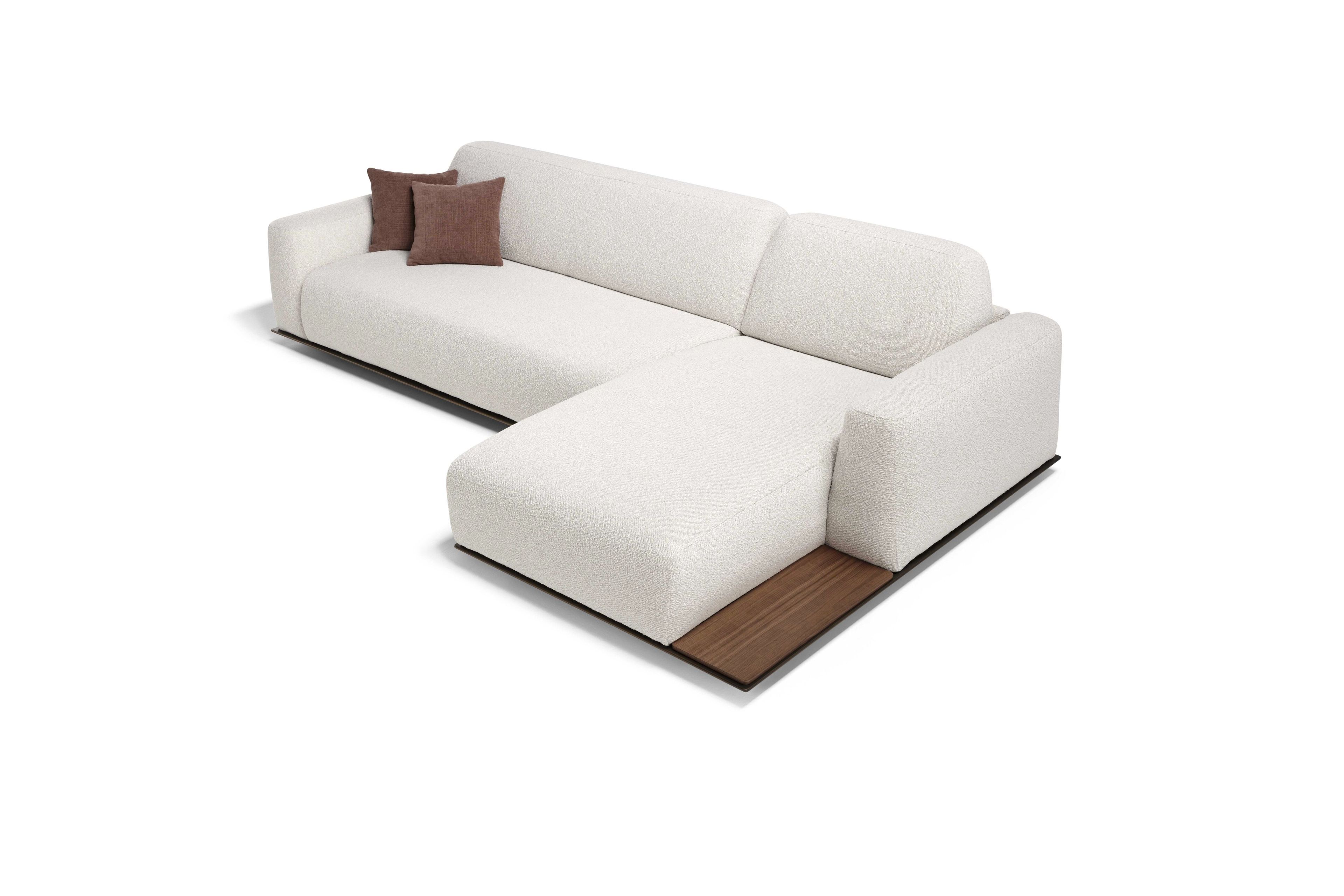 Двуспальный диван-кровать из ткани с полуостровом Dienne Salotti Views ARCH-00126780 - Вид №1