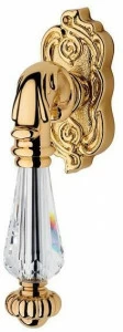 LINEA CALI' Оконная ручка из латуни в классическом стиле с кристаллами swarovski® Ninfa crystal