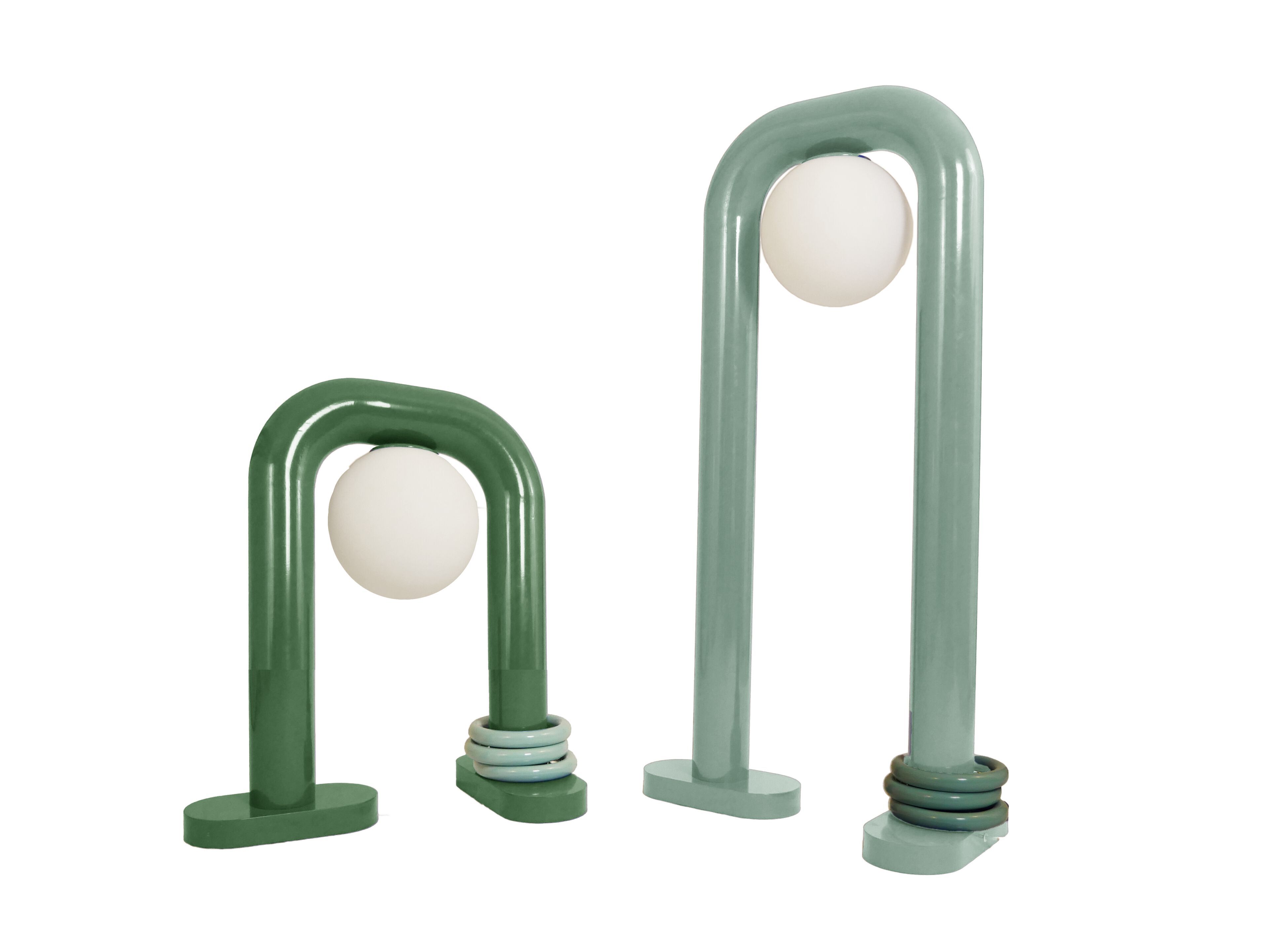 Пара металлических светодиодных торшеров DOVAIN STUDIO ARCH-00127803