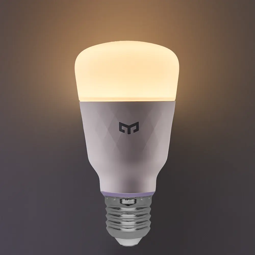 Лампа умная светодиодная Yeelight E27 200-240 В 10 Вт груша матовая 800 лм регулируемый цвет света RGBW для диммера STLM-2194174 - Вид №2