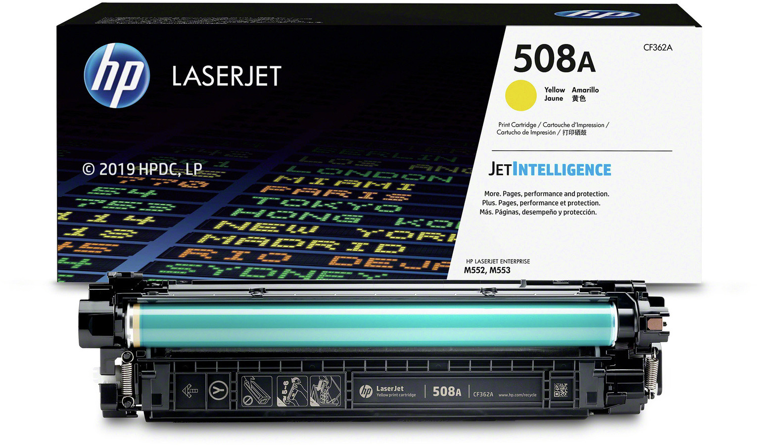 CF362A 508a yellow original laserjet toner cartridge HP Santreyd  - Вид №3
