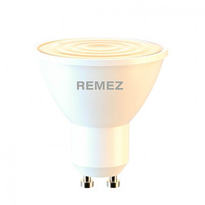 Лампа светодиодная Remez GU10 7W 3000K матовая RZ-119-PAR16-GU10-7W-3K