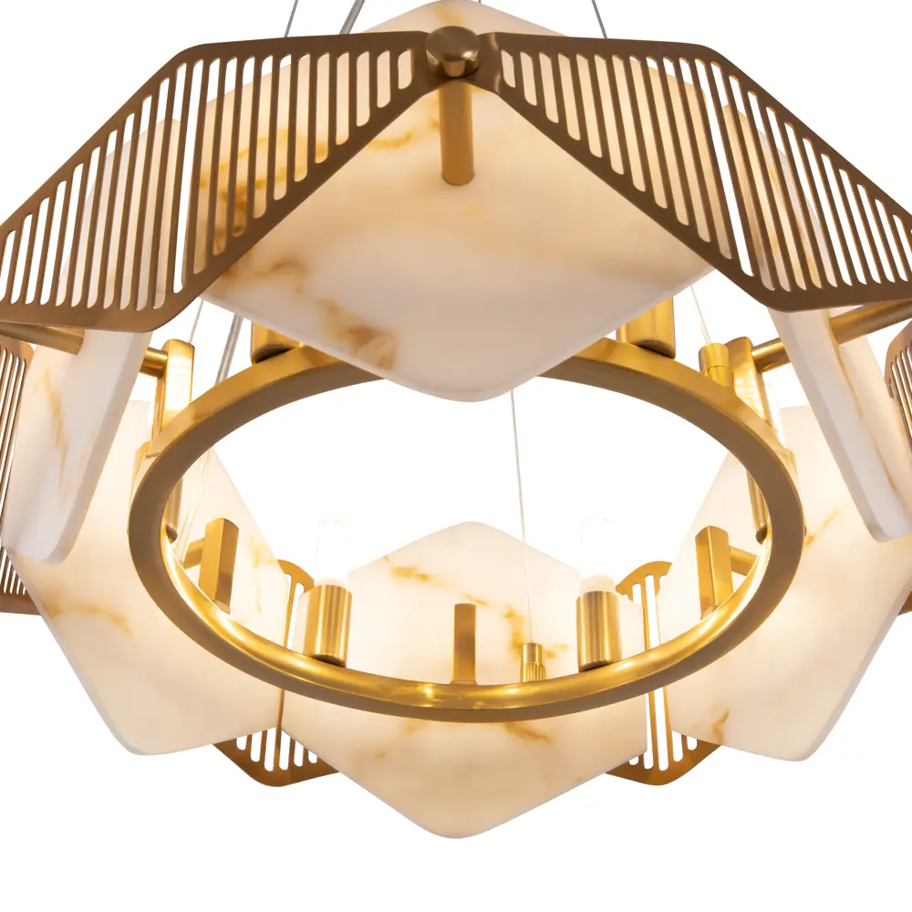 Люстра подвесная Freya FR5172PL-06BS цвет латунь STLM-2002030 - Вид №1