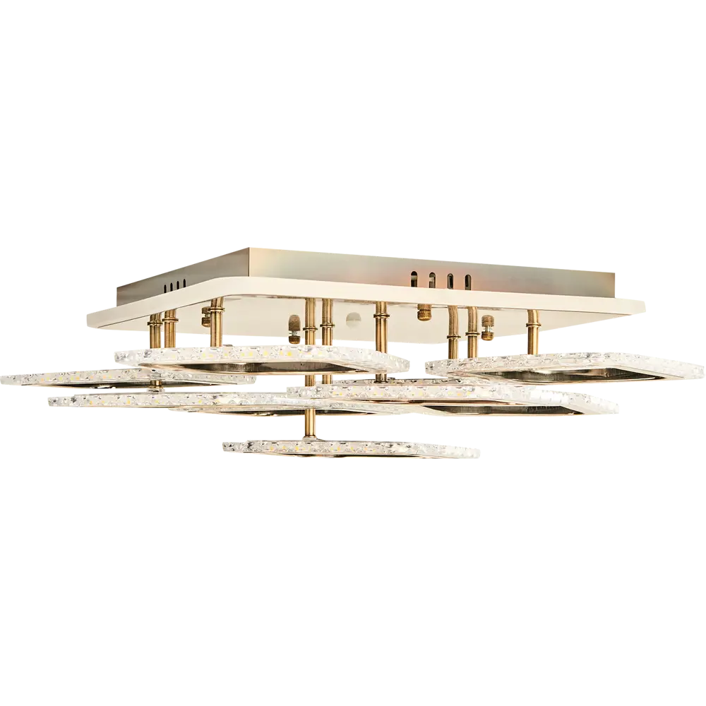Люстра потолочная светодиодная Escada 10238/9LED с пультом управления, 26 м², регулируемый белый свет, цвет золотистый 89195528 STLM-2038823  - Вид №6