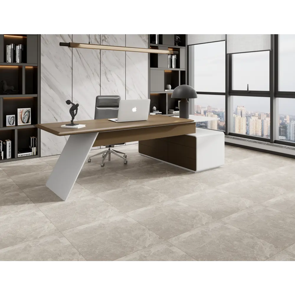 Глазурованный керамогранит Portofino Light Grey Lapp 60x60 см 1.44 м² лаппатированный цвет светло-серый 89458743 STLM-2117087 Santreyd - Вид №2