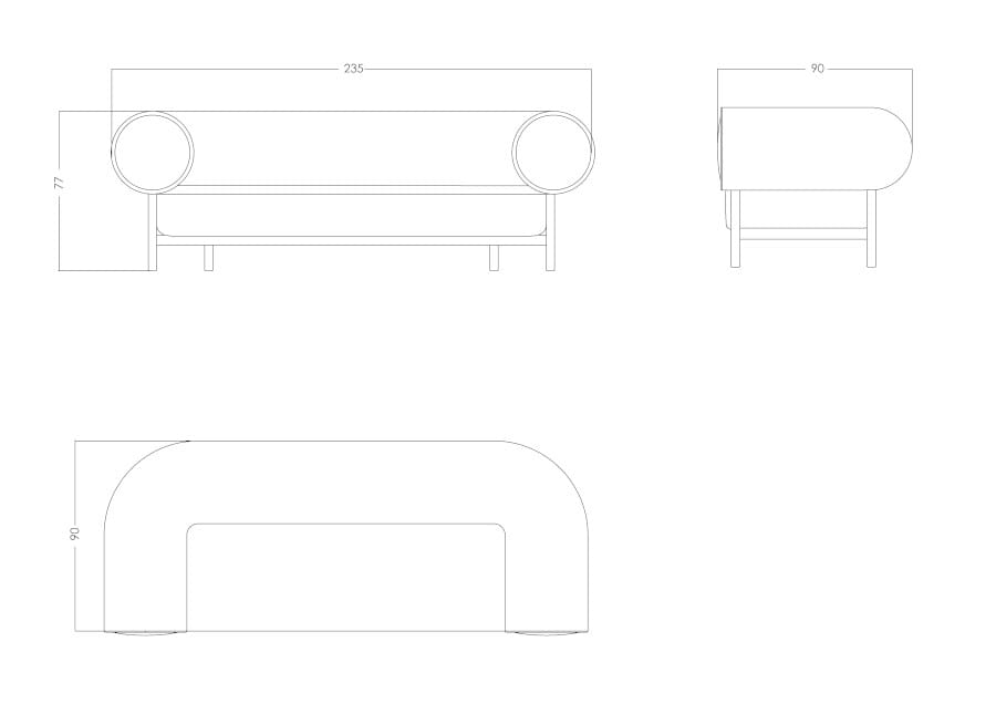 Ткань диван Lebom Jumbo ARCH-00146077 - Вид №9