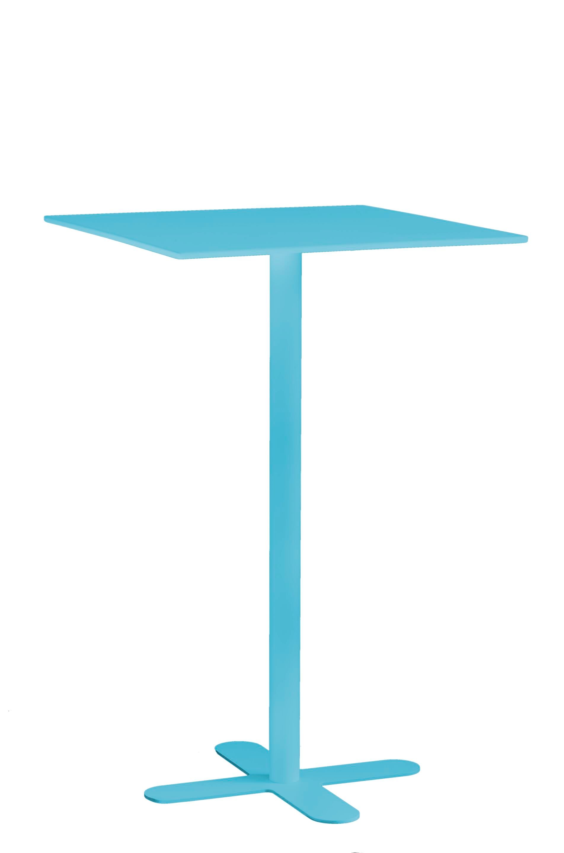 Высокий квадратный садовый стол из оцинкованной стали iSimar Антиб ARCH-00120462 - Вид №11