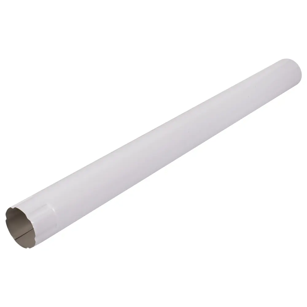 Соединитель трубы 1 м цвет белый ИНТЕРПРОФИЛЬ STLM-2121344 - Вид №1