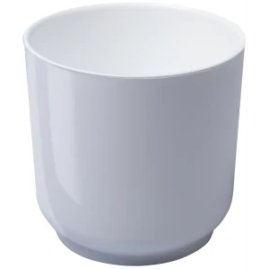 Кашпо Evergreen Design Дельта 19x19x19 см v4.4 л пластик белый