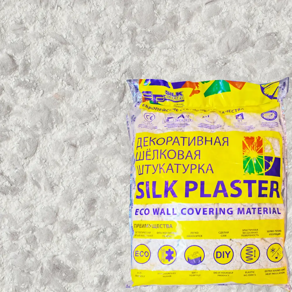 Жидкие обои Silk Plaster Рельеф 330 0.9 кг цвет серый 82453403 STLM-2045842 