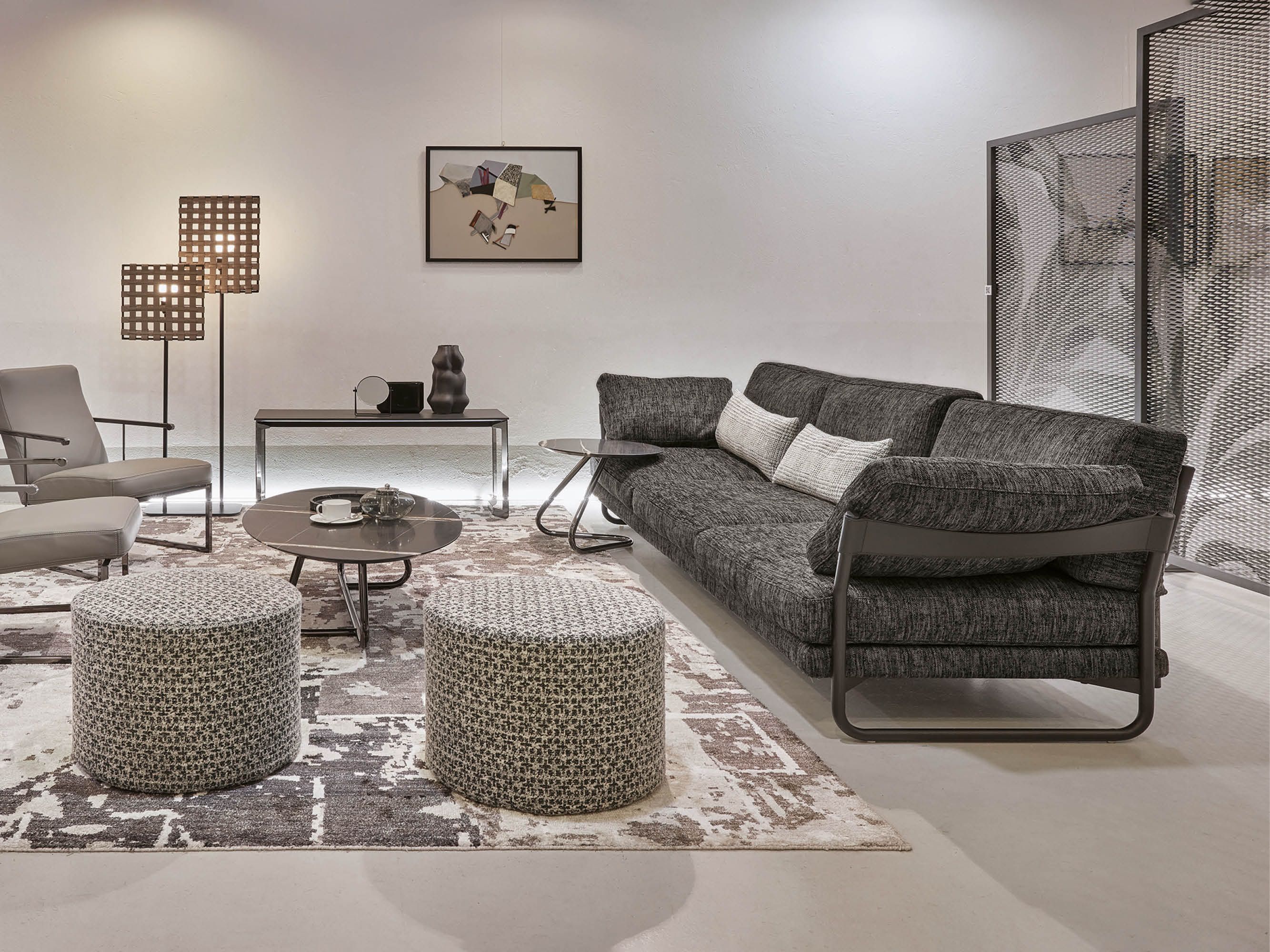 Модульный угловой диван из ткани Dema Alef ARCH-00101244 - Вид №4