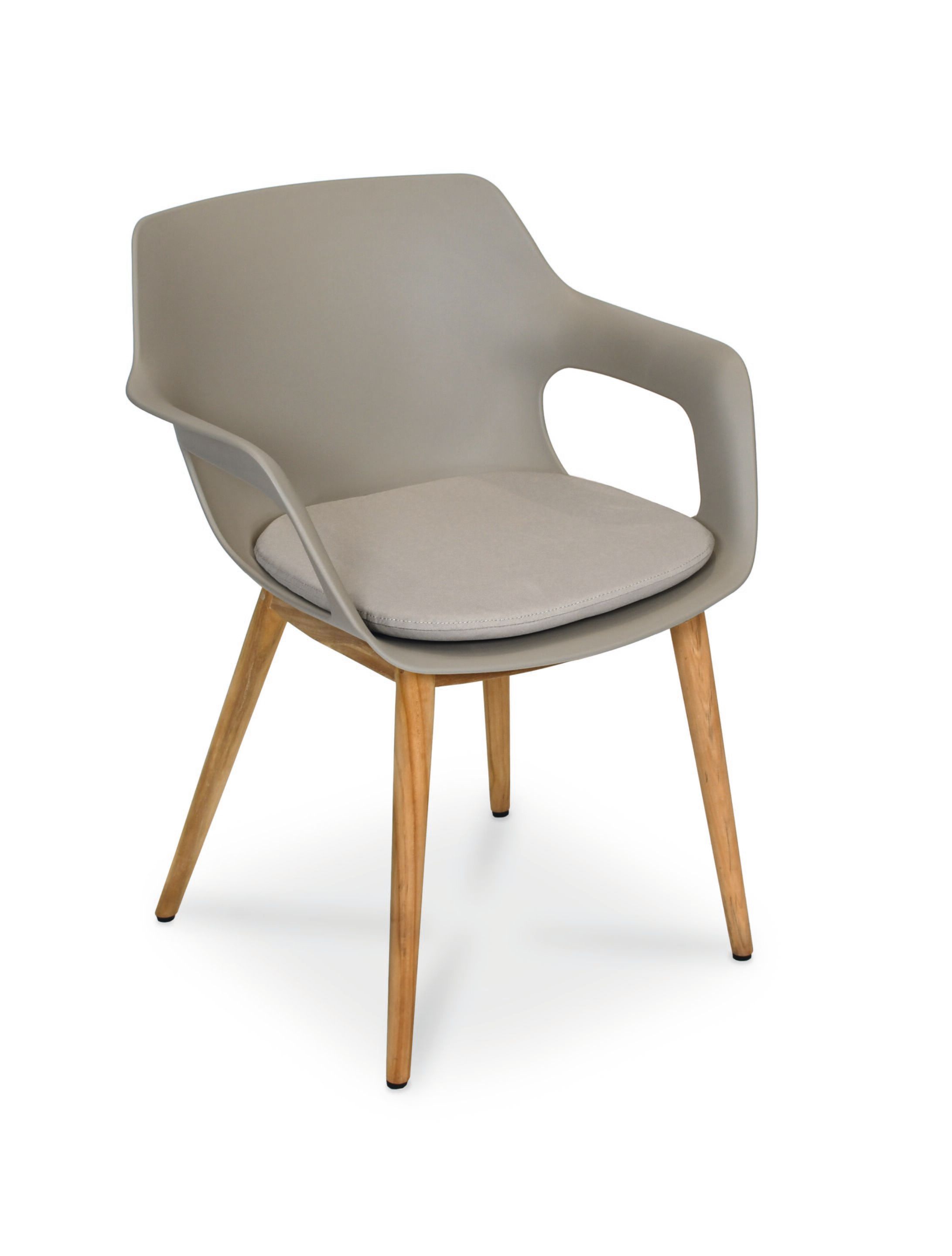 Рециркулированный пластиковый штабелируемый стул с подлокотниками FISCHER MÖBEL Tempus ARCH-00055566 - Вид №7