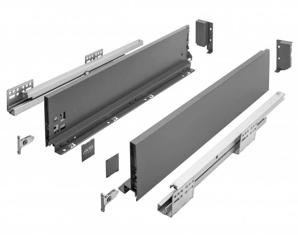 90939283 Система выдвижения AXIS PRO L-500 мм средний H-116 мм антрацит STLM-0425274 GTV