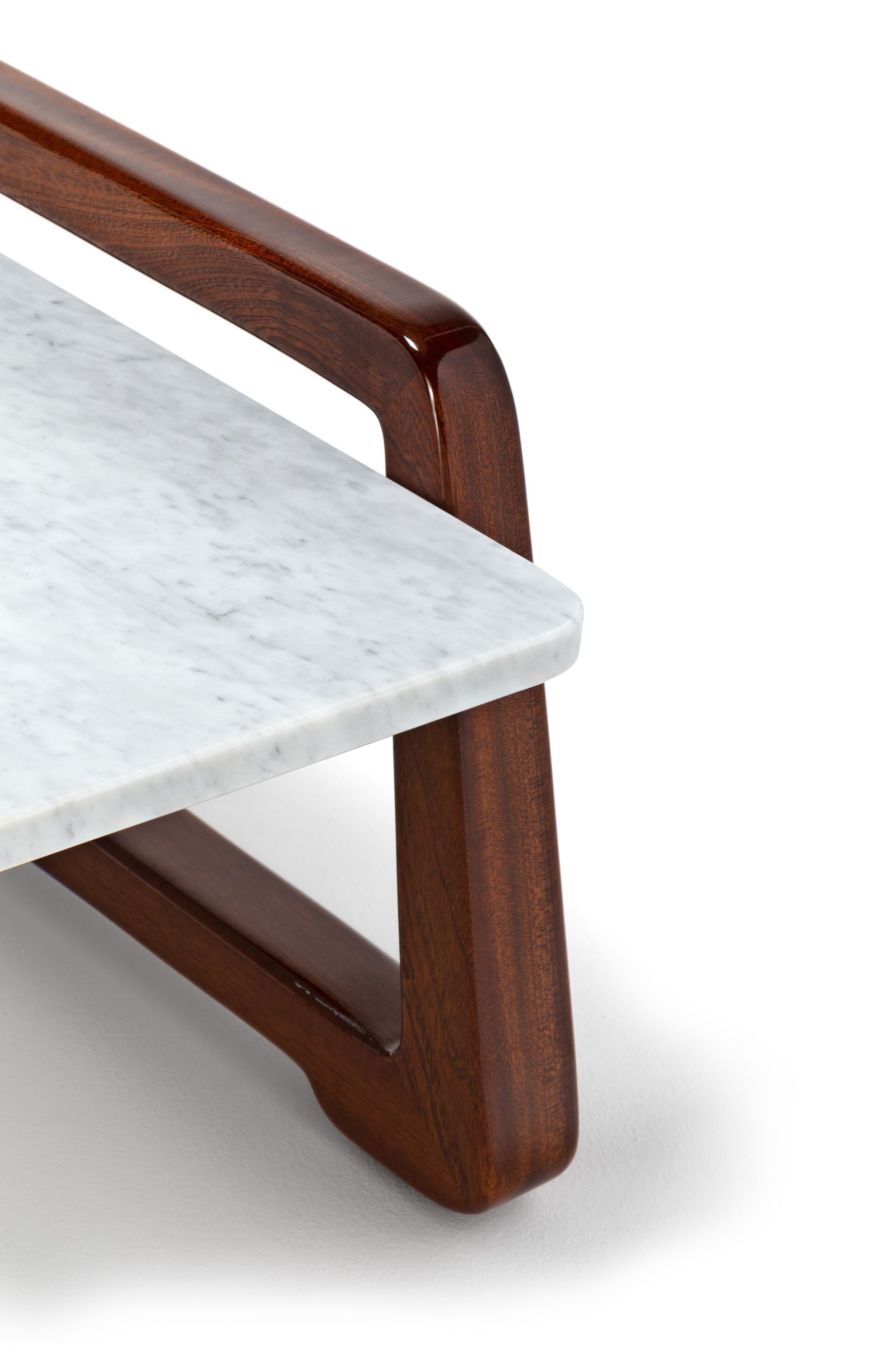 Низкий квадратный журнальный столик из каррарского мрамора Exteta Sunset ARCH-00046511 - Вид №4