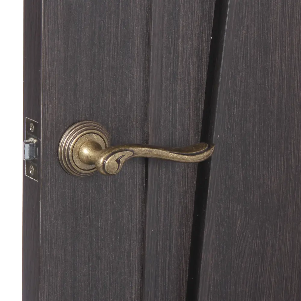 Ручки дверные на розетке EDS-V209, цвет античная бронза EDSON STLM-2006805 - Вид №5