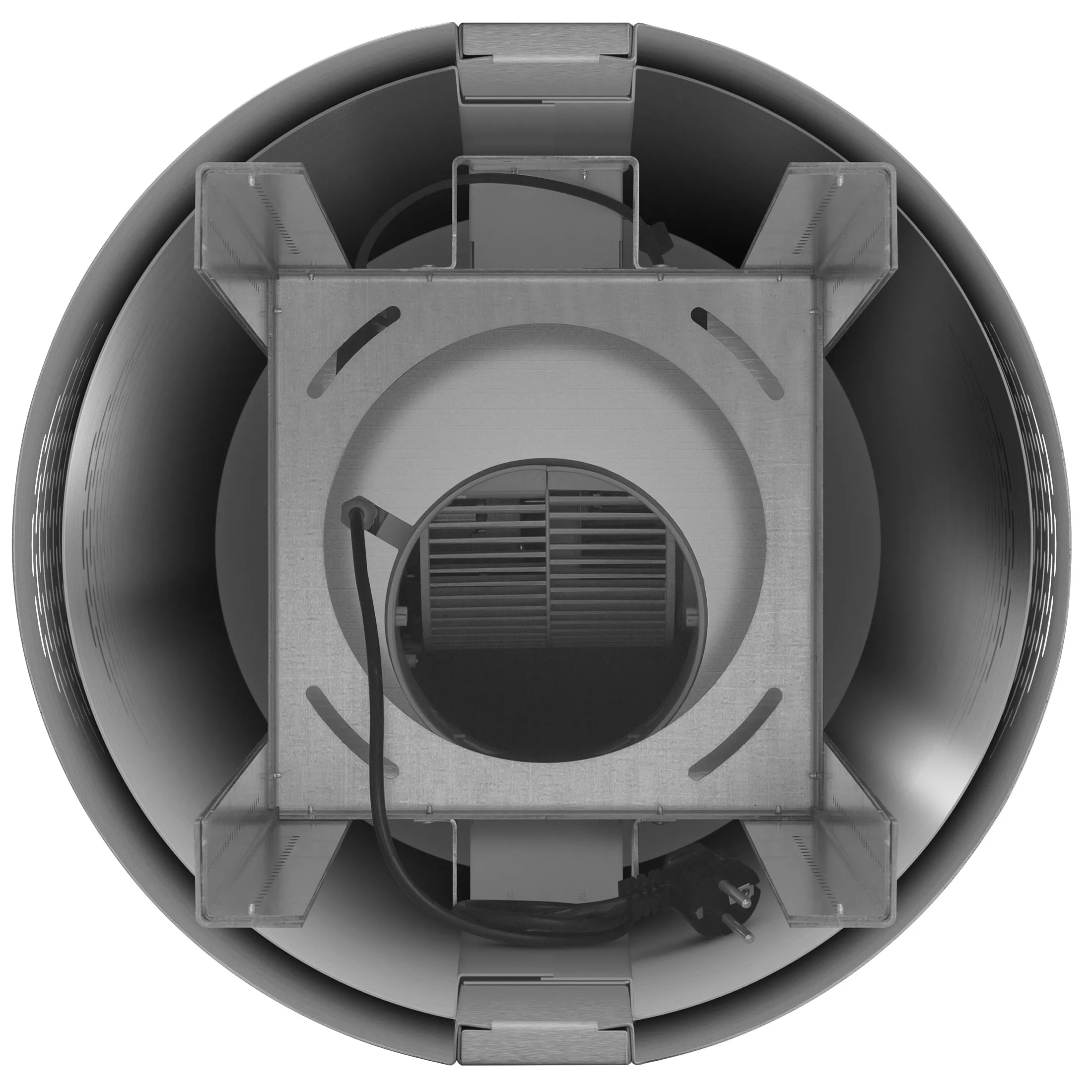 9243930 Вытяжка островная Meferi TUBE40IX ISLA POWER серебристый/серебристый STDN-0125147 - Вид №14