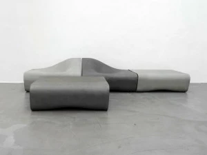SWISSPEARL Italia Модульная скамейка из бетона со спинкой Design