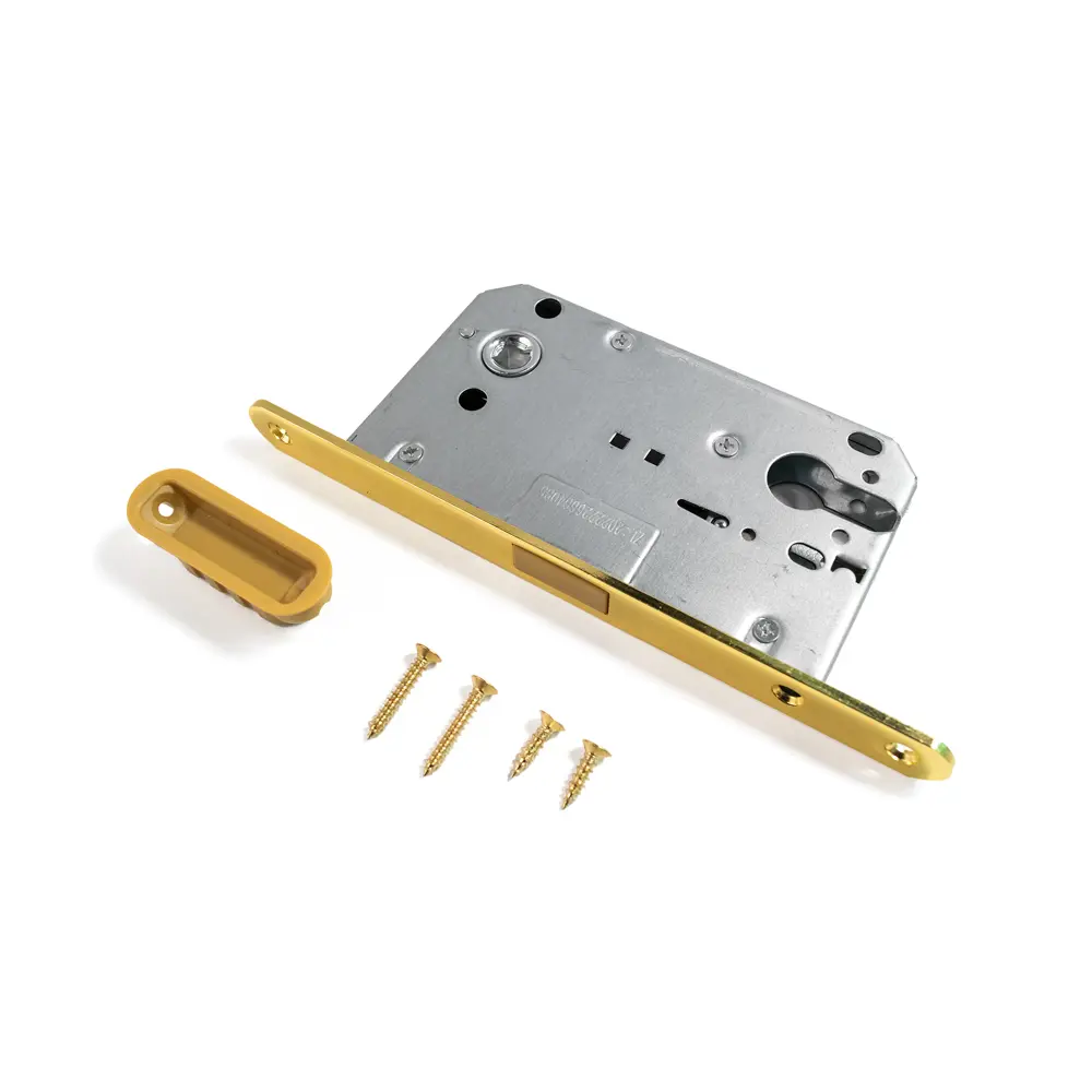 Защелка межкомнатная Palladium 585M 80x140 мм сталь цвет золото STLM-2070021 - Вид №1