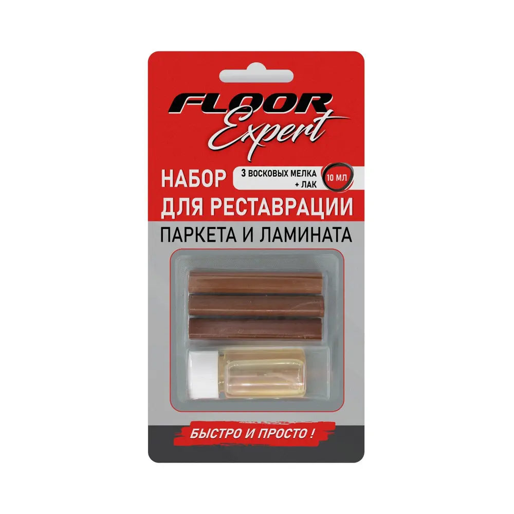 Восковые мелки и лак для паркета и ламината цвет терракотовый Santreyd STLM-2150584 - Вид №1