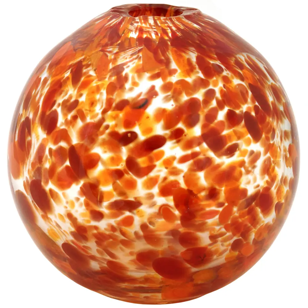 Ваза Дэззи стекло цвет красная 17 см EVIS STLM-2190901 - Вид №1