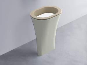 AMLA65-AV+AMPILO-BL+AMCOLO-PM Раковина Amedeo Ovale отдельностоящая cielo Enjoy + Amedeo