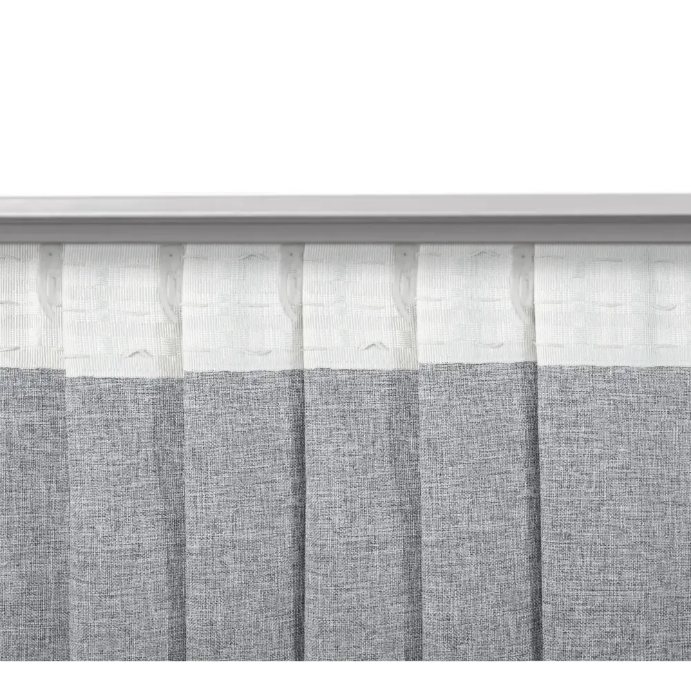 Штора на ленте Ника 200x270 см цвет темно-серый СТОЛИЦА ТЕКСТИЛЯ STLM-2057156 - Вид №8