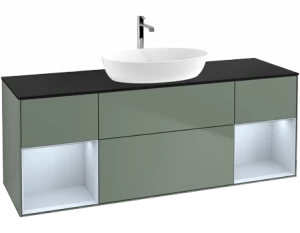 Villeroy&Boch Тумба под раковину Прямоугольная версия F862HAGM Finion Olive Matt Lacquer