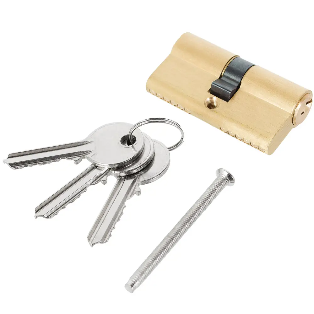 Цилиндр ключ/ключ 30х30 золото Santreyd STLM-2177133 - Вид №1