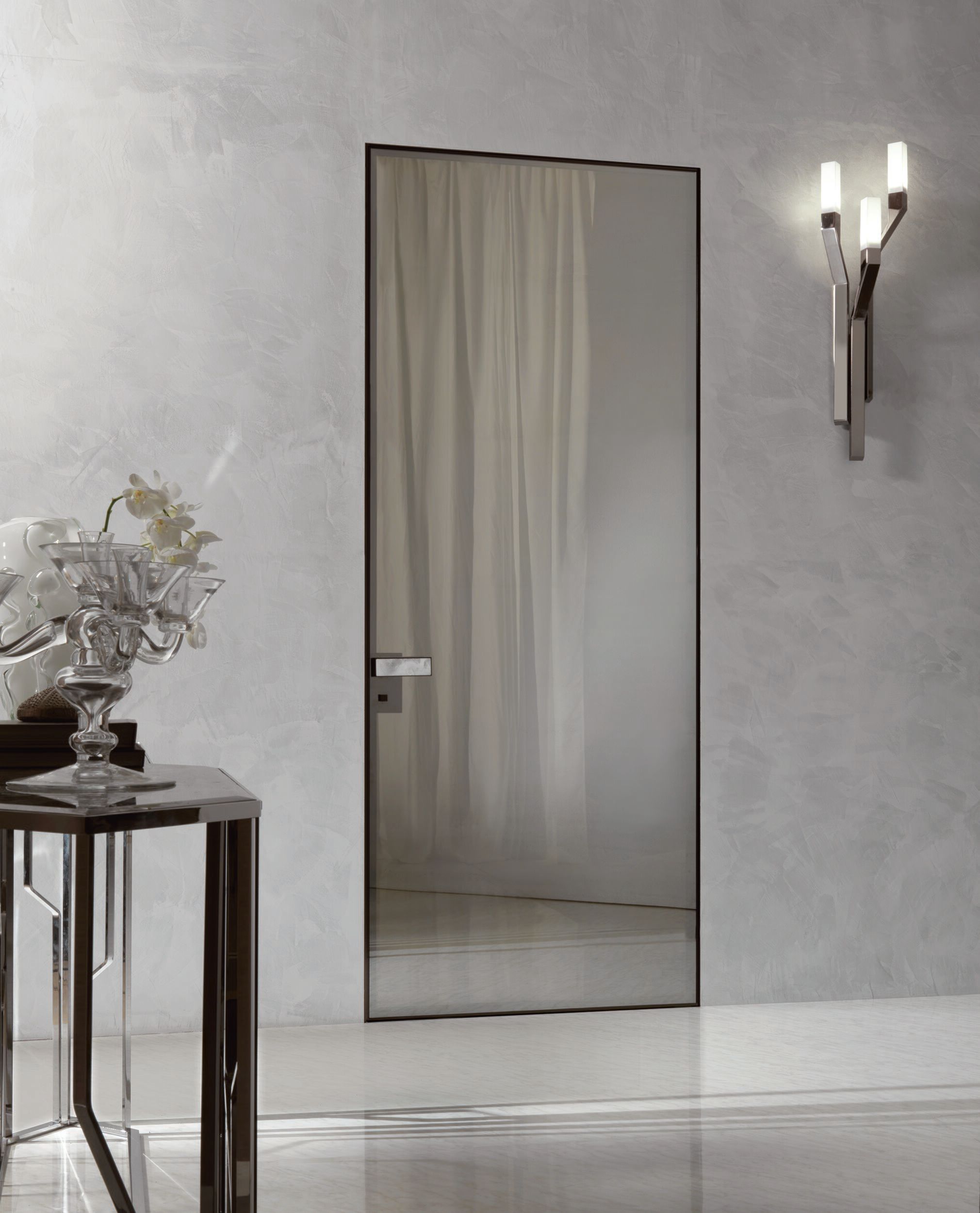 Распашная дверь из закаленного стекла Longhi Aluminiun Chic-Doors ARCH-00142904 - Вид №4