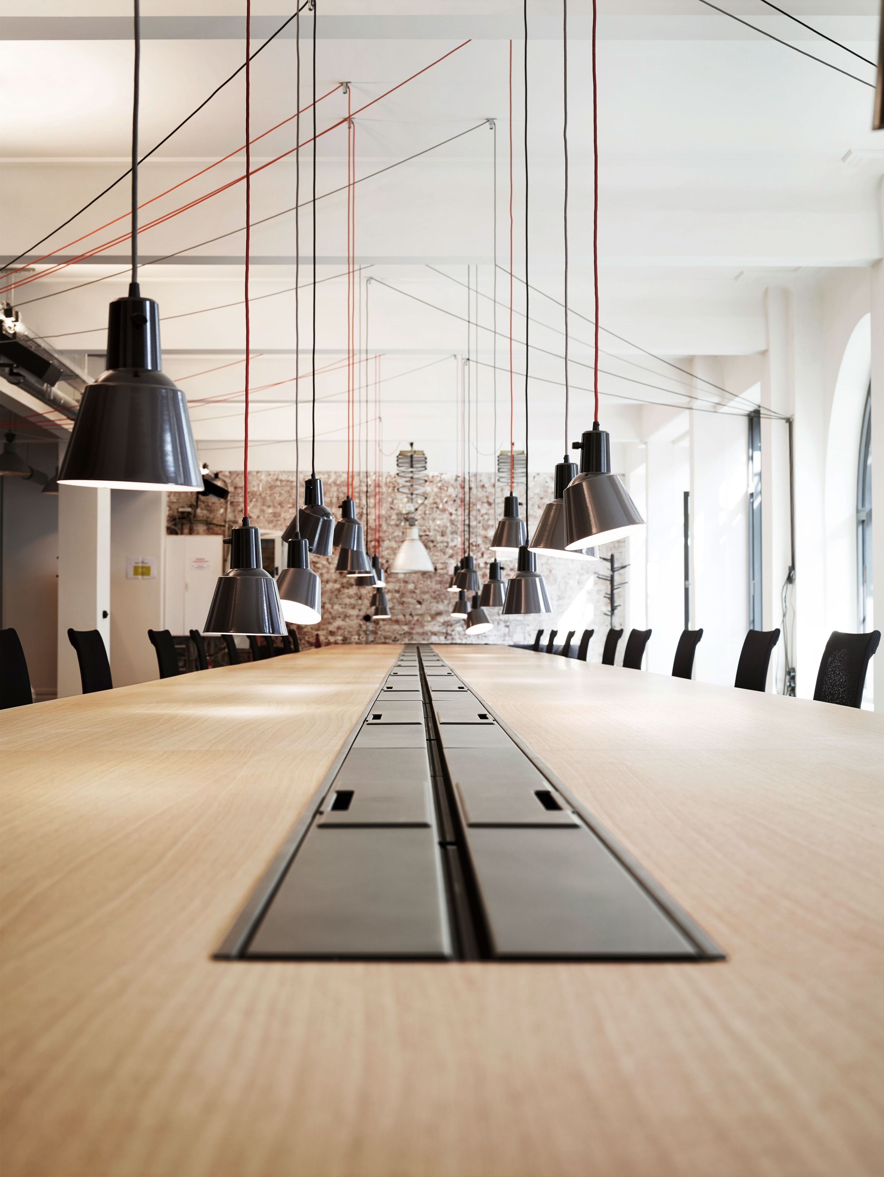 Регулируемый подвесной светильник из эмалированного металла Midgard Licht K831 ARCH-00019475 - Вид №3