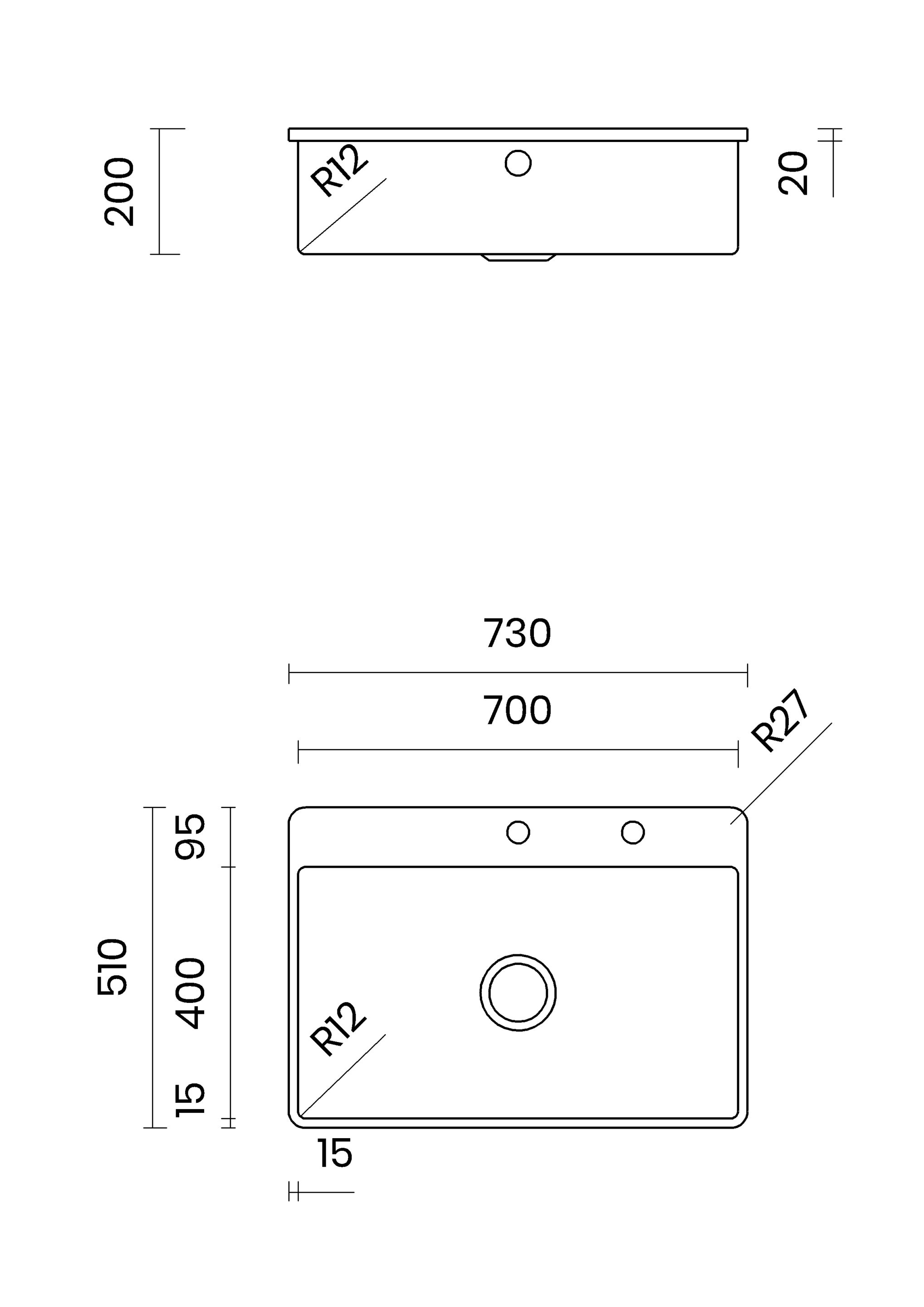 Раковина из нержавеющей стали TASCA Iris ARCH-00036197 - Вид №12