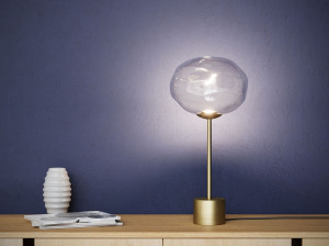 Настольная лампа из дутого стекла