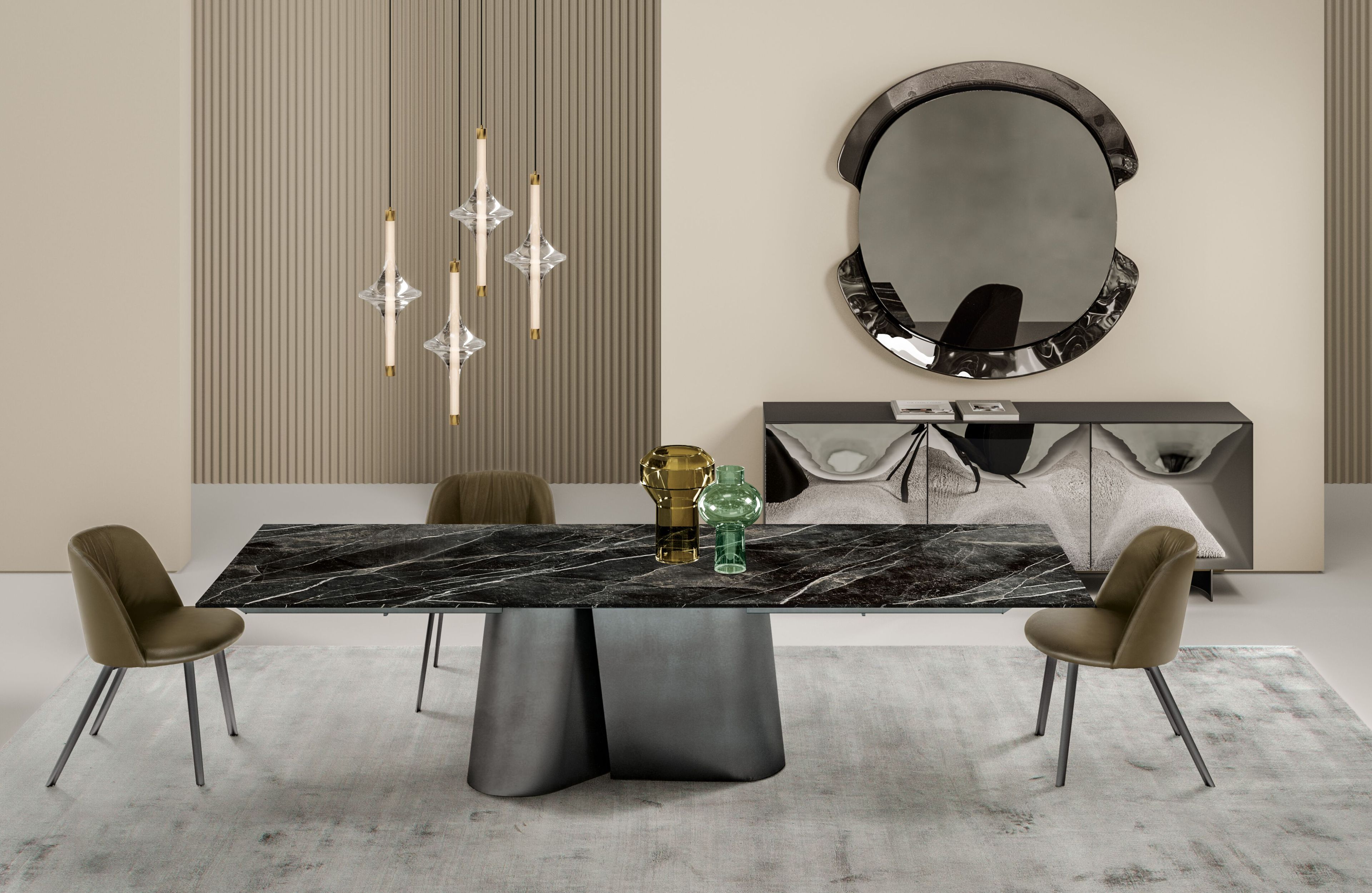 Настенное зеркало в рамке Bontempi Casa PEAK ARCH-00030056 - Вид №5