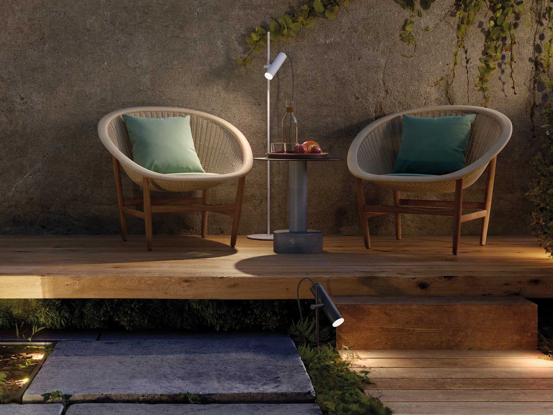 Алюминиевый светодиодный напольный торшер Kettal ARCH-00029886 - Вид №2