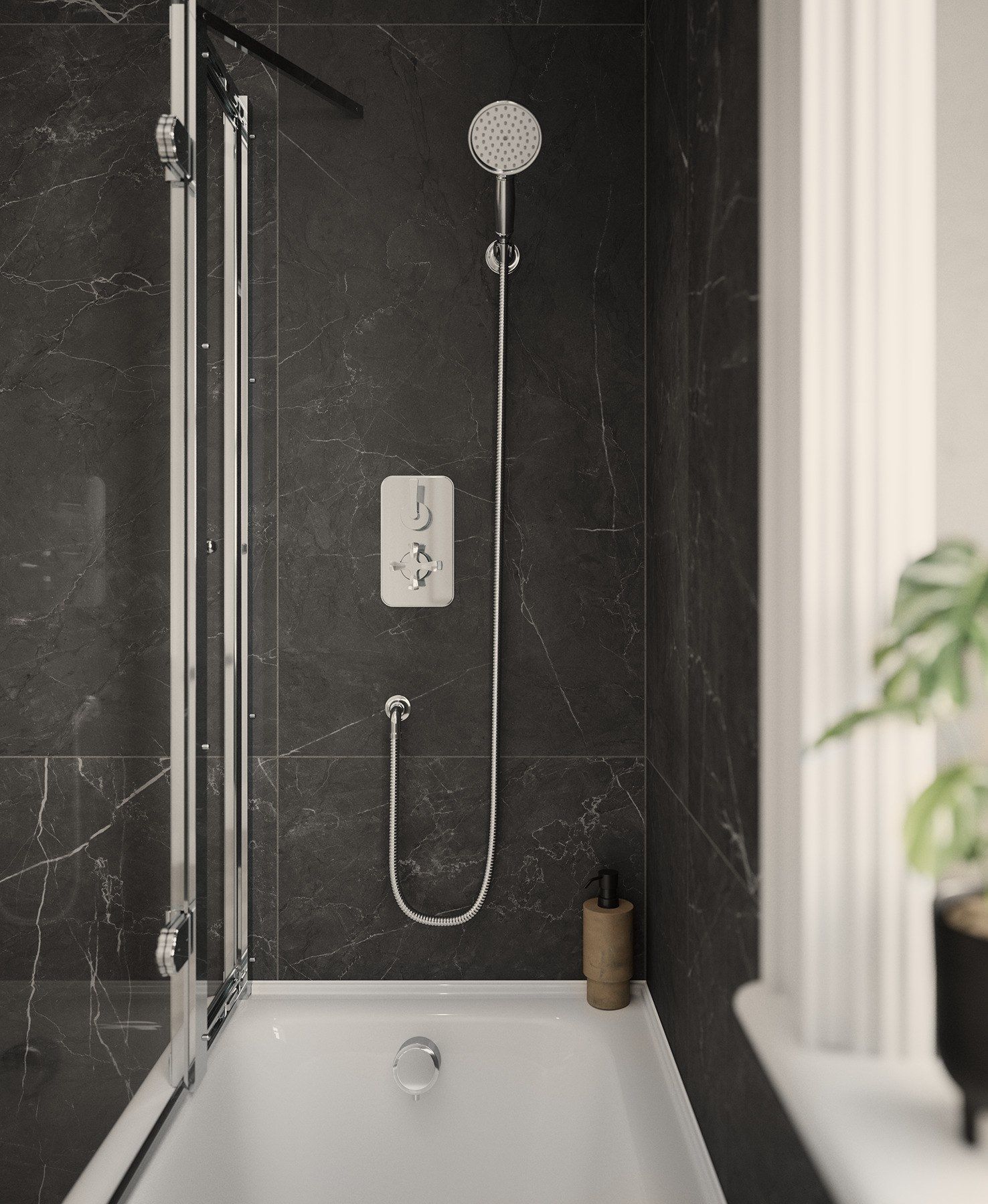 Набор для душа с 2 отверстиями и пластиной Burlington RIVIERA ARCH-00047799 - Вид №4