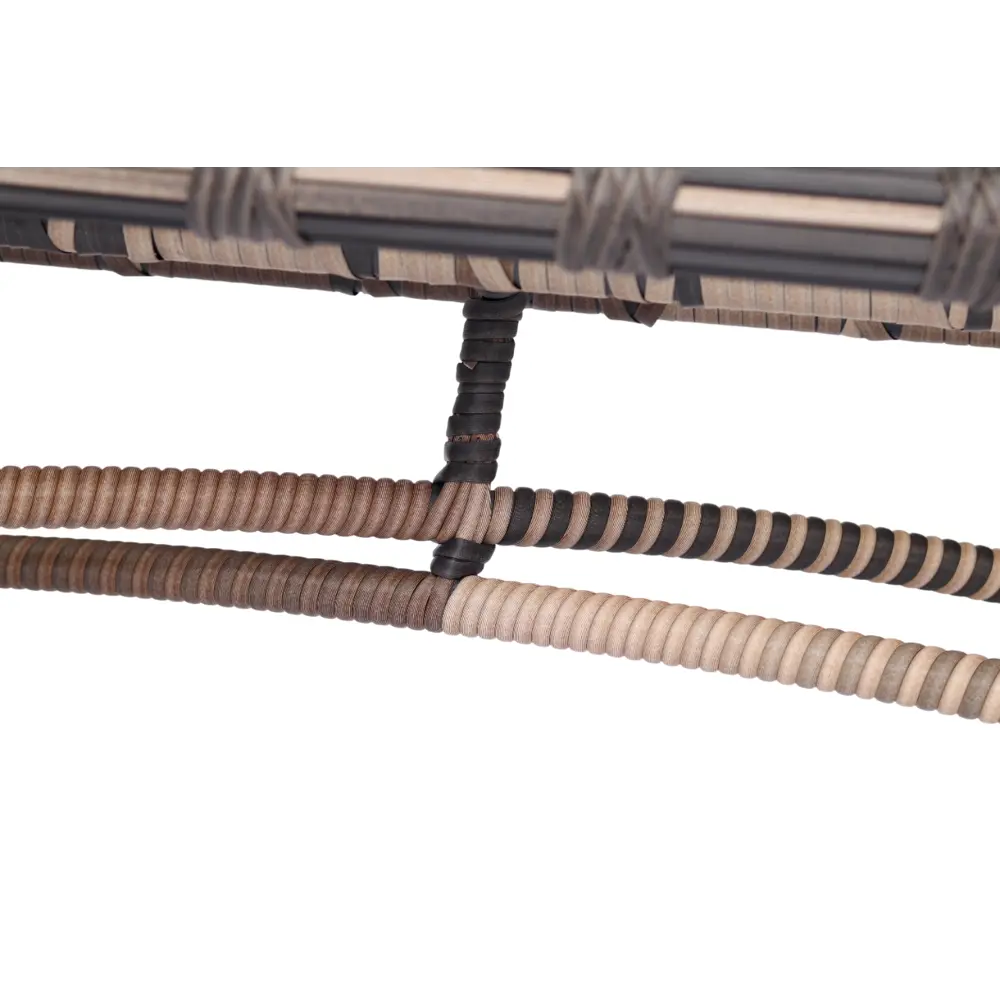 Диван садовый Niko 190x85x82 см искусственный ротанг темно-коричневый Santreyd STLM-2096317 - Вид №14