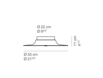 Светодиодный потолочный светильник Cini&Nils Fludd ARCH-00011974 - Вид №2