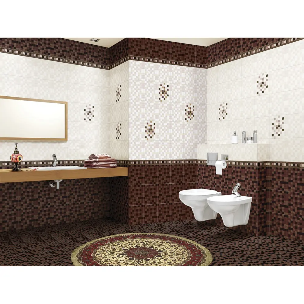 Плитка настенная Arabesque, цвет коричневый, 20х25 см, 1 м2 Santreyd STLM-2016294 - Вид №2