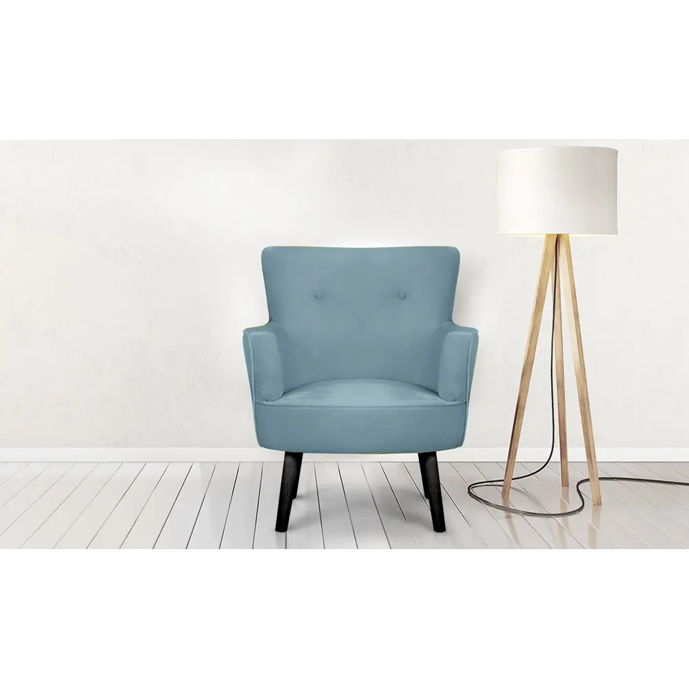 Кресло полиэстер Seasons Вилли 77x86x76 см цвет голубой STLM-2078930 - Вид №5